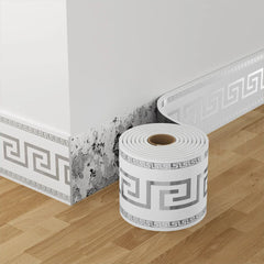 Self-Adhesive Roll-Up Skirting Board – Waterproof Wall Protection Trim