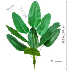Large Artificial Tropical Palm Tree – 65–132cm Real Touch Banana Plant