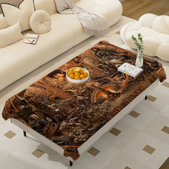 Waterproof Anti-Stain Rectangular Tablecloth – L-Lords Game Rings Design