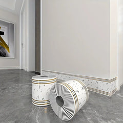 Self-Adhesive Roll-Up Skirting Board – Waterproof Wall Protection Trim