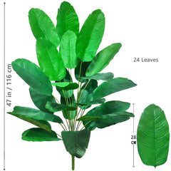 Large Artificial Tropical Palm Tree – 65–132cm Real Touch Banana Plant