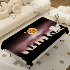 Waterproof Anti-Stain Rectangular Tablecloth – L-Lords Game Rings Design