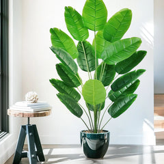 Large Artificial Tropical Palm Tree – 65–132cm Real Touch Banana Plant