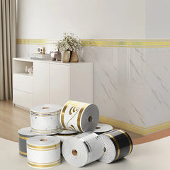 Self-Adhesive Roll-Up Skirting Board – Waterproof Wall Protection Trim