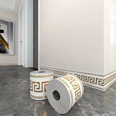 Self-Adhesive Roll-Up Skirting Board – Waterproof Wall Protection Trim