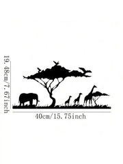 3-Piece Black Metal Tree of Life Wall Art – Wall Hanging Decor Set