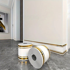 Self-Adhesive Roll-Up Skirting Board – Waterproof Wall Protection Trim
