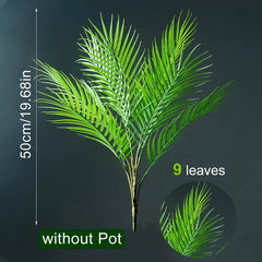 Large Artificial Tropical Palm Plant 50–120cm – Coconut Tree Decor
