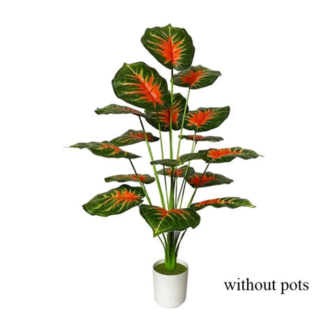 Artificial Tropical Palm Plants – Fake Indoor Home Decor (No Pot)