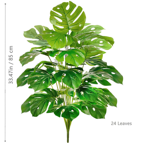 Artificial Monstera Palm Tree – 40–105cm Fake Turtle Leaf Plant