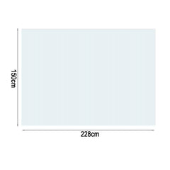 Clear Vinyl Waterproof Tablecloth Protector 150x228cm