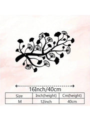 3-Piece Black Metal Tree of Life Wall Art – Wall Hanging Decor Set