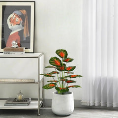 Artificial Tropical Palm Plants – Fake Indoor Home Decor (No Pot)