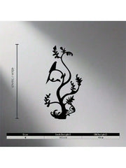 3-Piece Black Metal Tree of Life Wall Art – Wall Hanging Decor Set