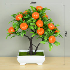 Artificial Bonsai Tree in Pot – Small Fake Plant for Home Decor