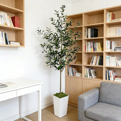 Artificial Olive Tree 1.2–2.0m with Thick Trunk Realistic Faux Plant
