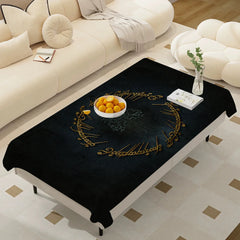 Waterproof Anti-Stain Rectangular Tablecloth – L-Lords Game Rings Design
