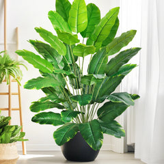 Large Artificial Tropical Palm Tree – 65–132cm Real Touch Banana Plant
